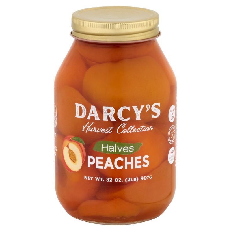 Darcy's Harvest Collection Halves Peaches, 32 oz