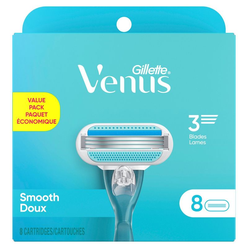 Gillette Venus Smooth Cartridges Value Pack, 8 count