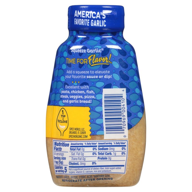 Spice World Minced Garlic, 9.5 oz