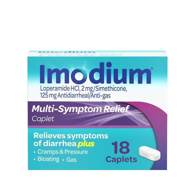 Imodium Multi-Symptom Relief Caplets, 18 count