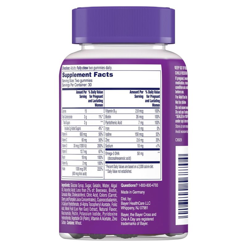 One A Day Women's Prenatal Multivitamin/Multimineral Supplement, 60 count