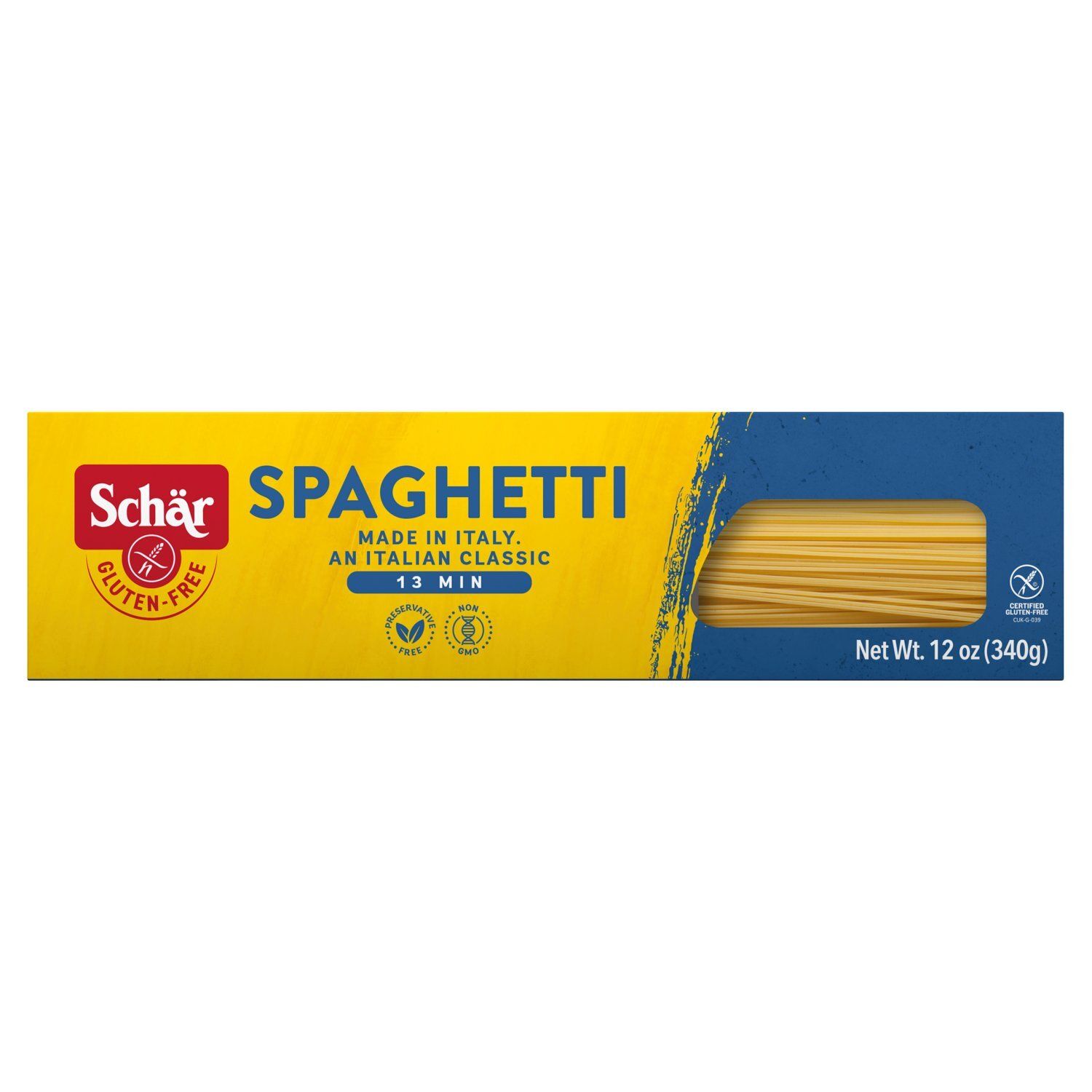 Schär Gluten Free Spaghetti Pasta, 12 oz