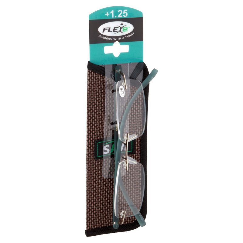 SAV Eyewear Flex2 +1.25 Readers with a Twist