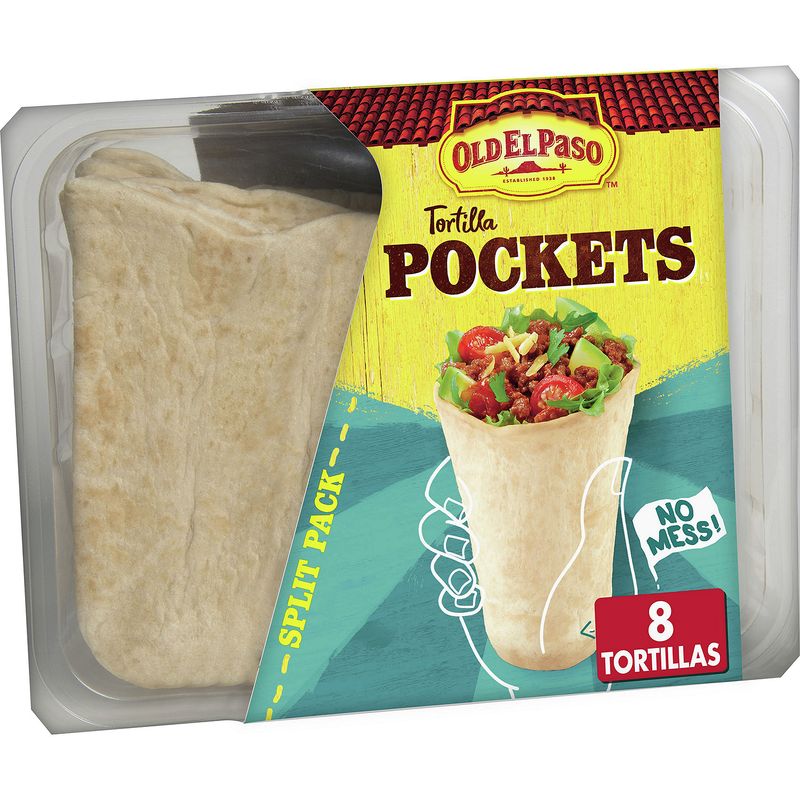 Old El Paso Tortilla Pockets, 8 count, 8.4 oz