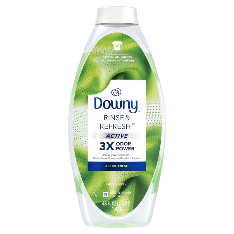 Downy Rinse &amp; Refresh Active Fresh Fabric Rinse, 48 fl oz