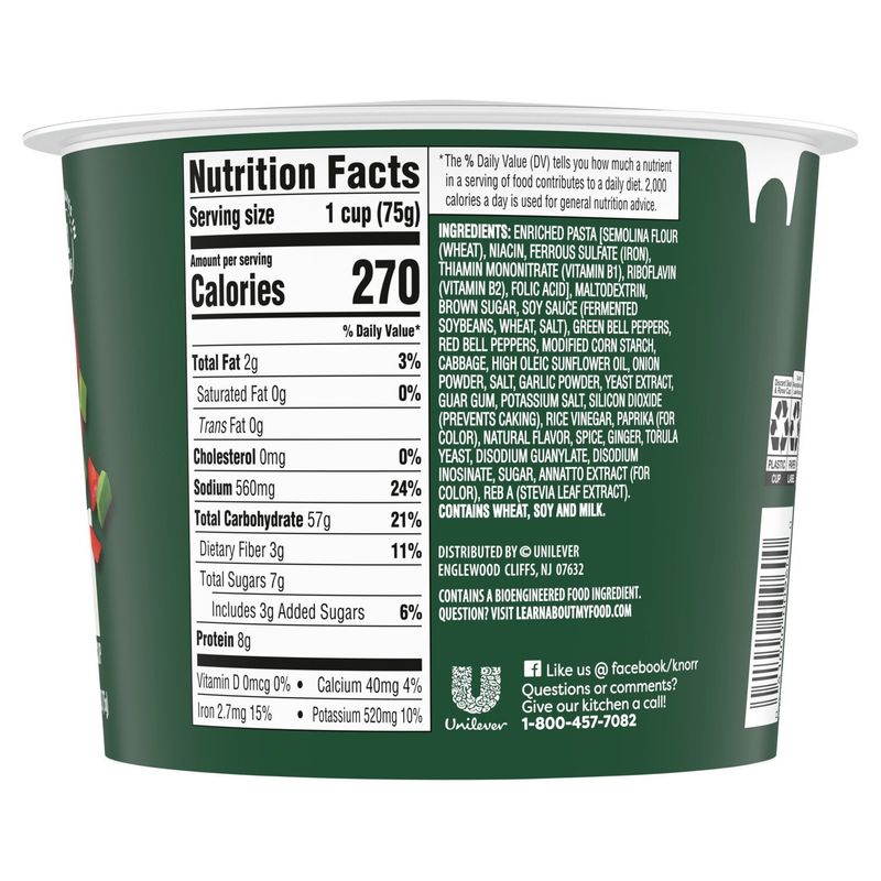 Knorr Spicy Korean-Style BBQ Pasta Cup, 2.6 oz