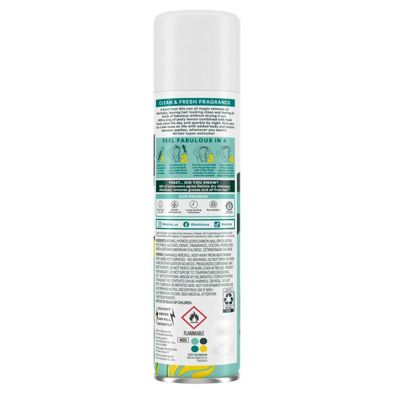 Batiste Original Classic Clean Dry Shampoo, 5.71 oz