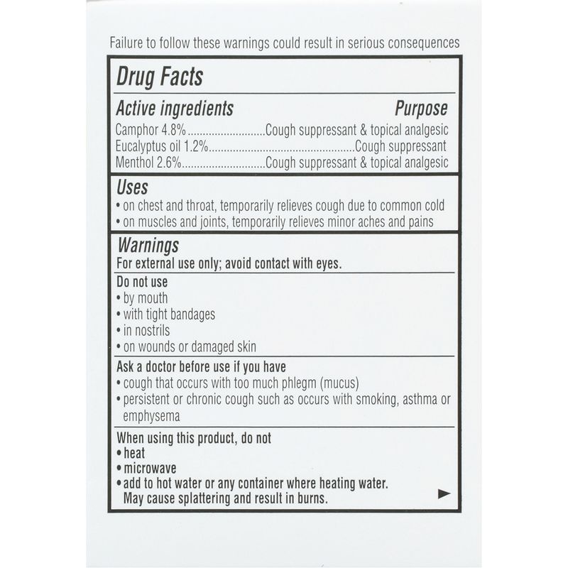 TopCare Analgesic Chest Rub - Medicated, 3 oz