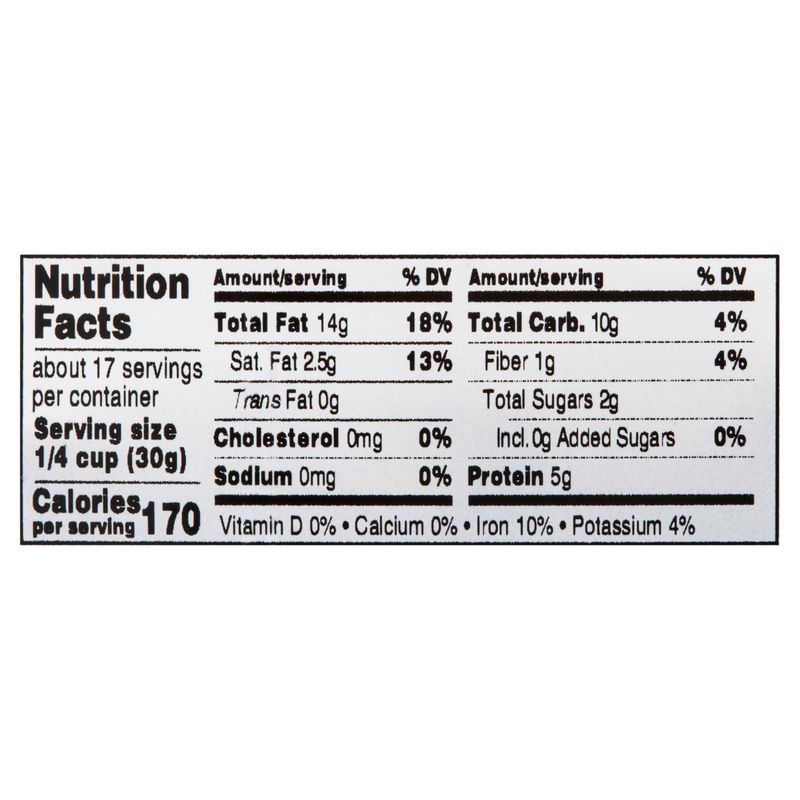 Ava's Natural Roasted Unsalted Cashews, 18 oz