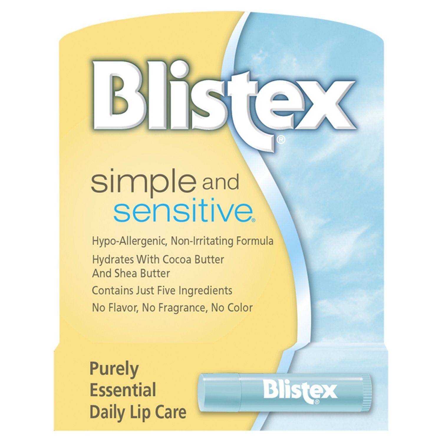 Blistex Simple and Sensitive Purely Essential Daily Lip Care