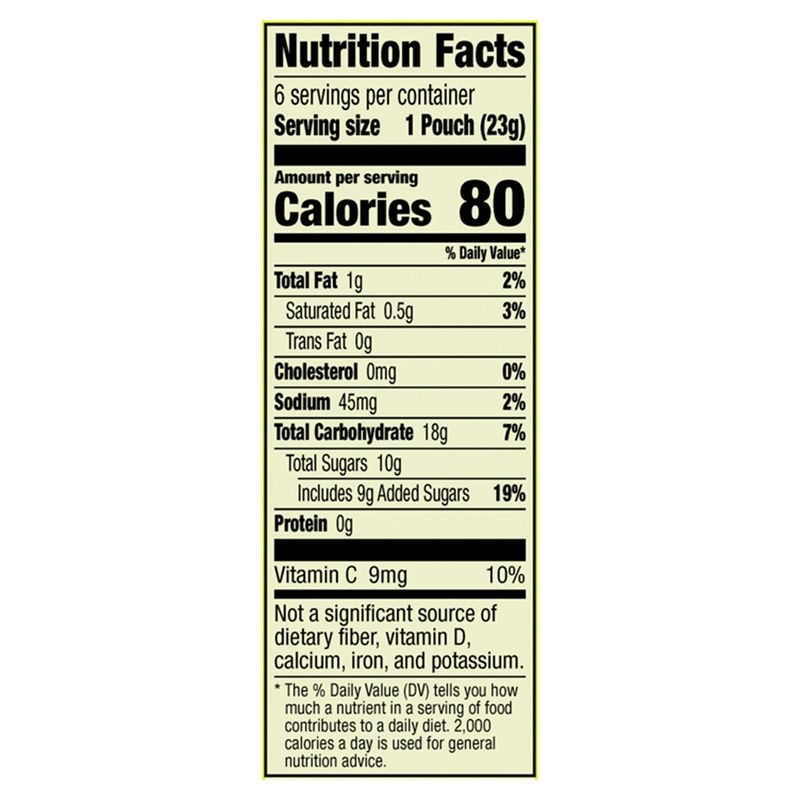 FRUIT Gushers Tropical Flavors Fruit Flavored Snacks, 0.8 oz, 6 count