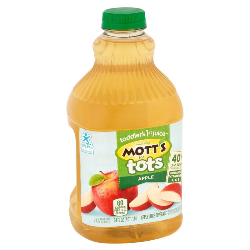 Mott's for Tots Apple Juice Beverage, 64 fl oz
