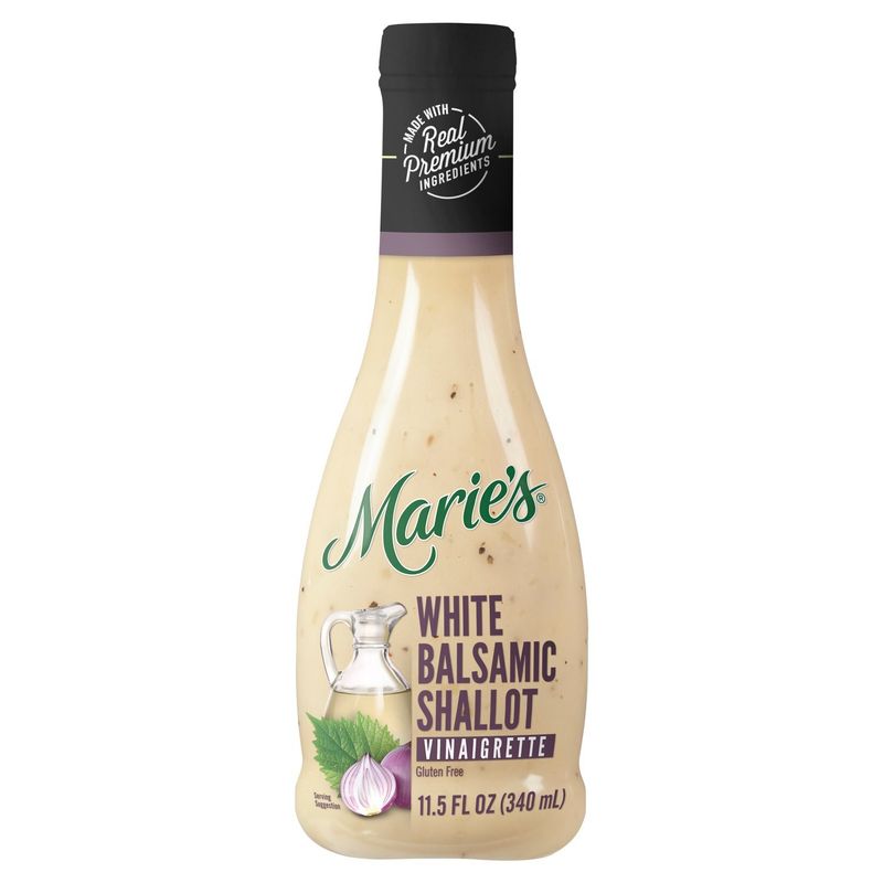 Marie's White Balsamic Shallot Vinaigrette, 11.5 fl oz
