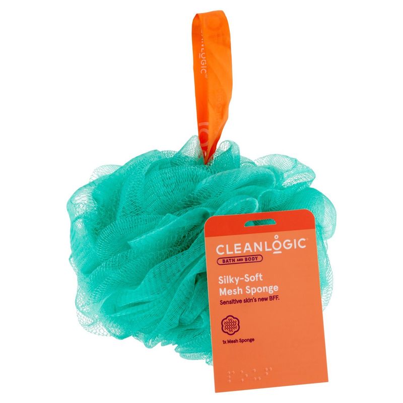 Cleanlogic Bath and Body Silky-Soft Mesh Sponge