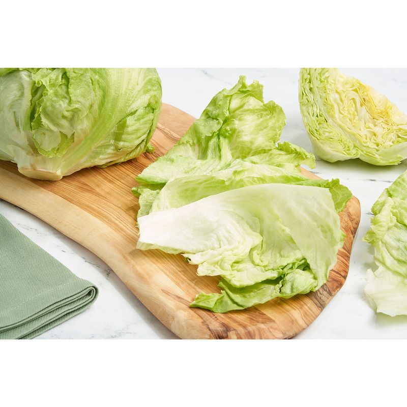 Fresh Organic Iceberg Lettuce, each