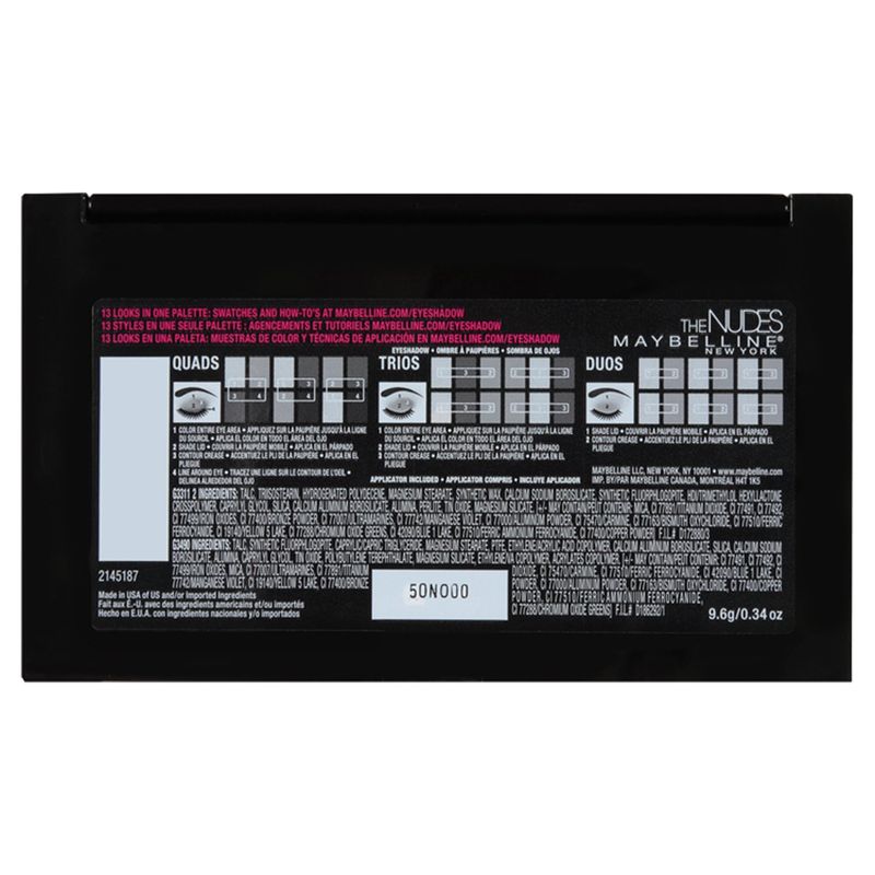 Maybelline New York The Nudes Eyeshadow, 0.34 oz