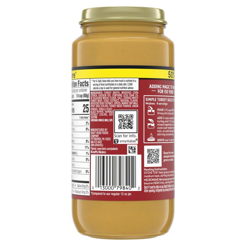 Heinz Turkey Gravy Value Size, 18 oz