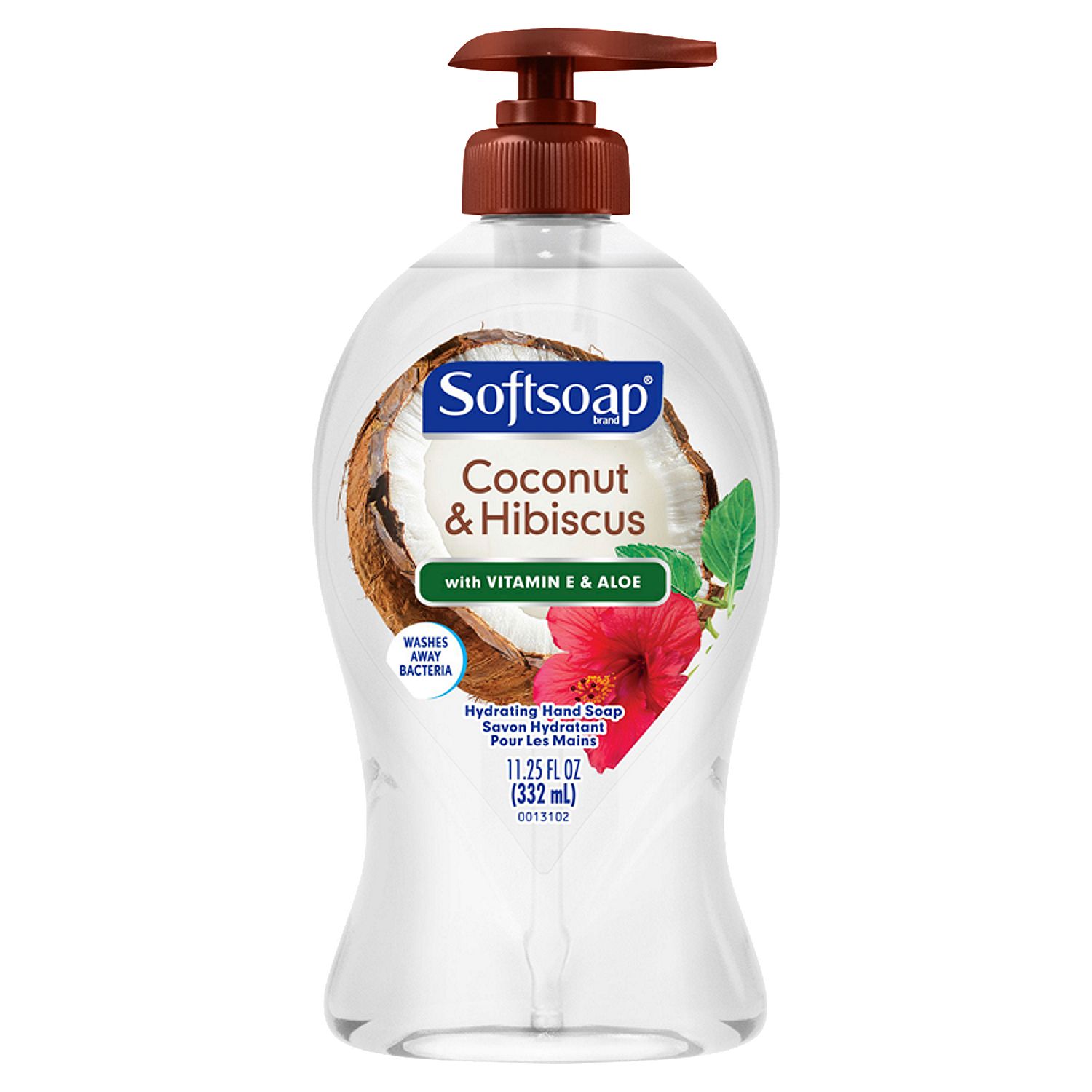 Softsoap Hydrating Liquid Hand Soap, Coconut &amp; Hibiscus - 11.25 Fluid Ounce