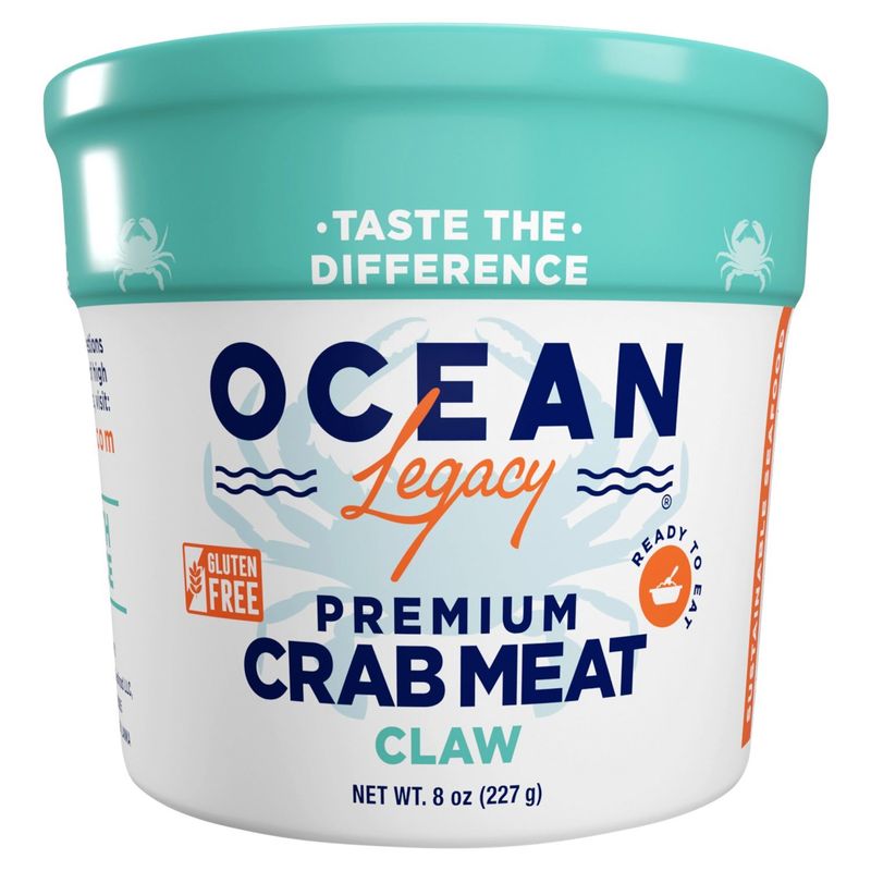 Ocean Legacy Claw Premium Crab Meat, 8 oz