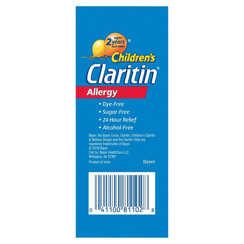 Claritin Children's Grape Taste Allergy Syrup, 5 mg, 4 fl oz