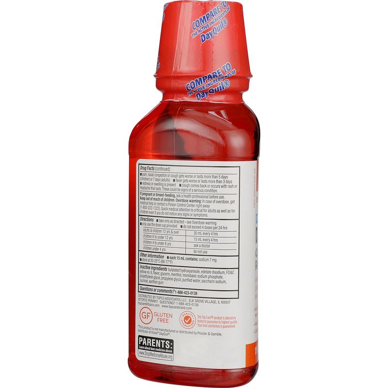 TopCare Cold and Flu Relief Daytime - Original Flavor, 12 oz