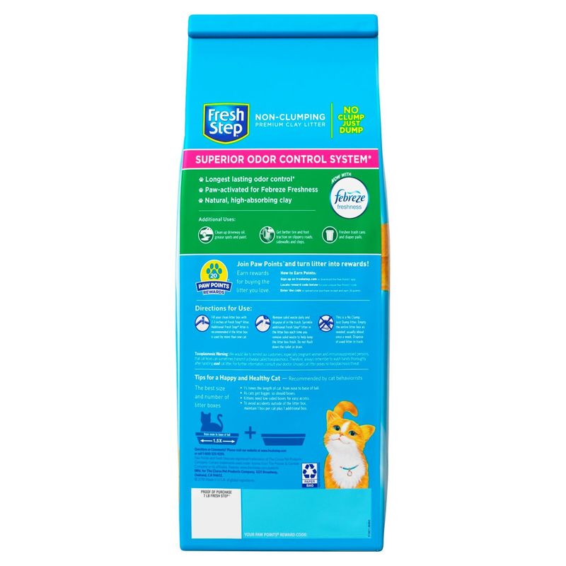 Fresh Step Non-Clumping Premium Clay Litter, 7 lb