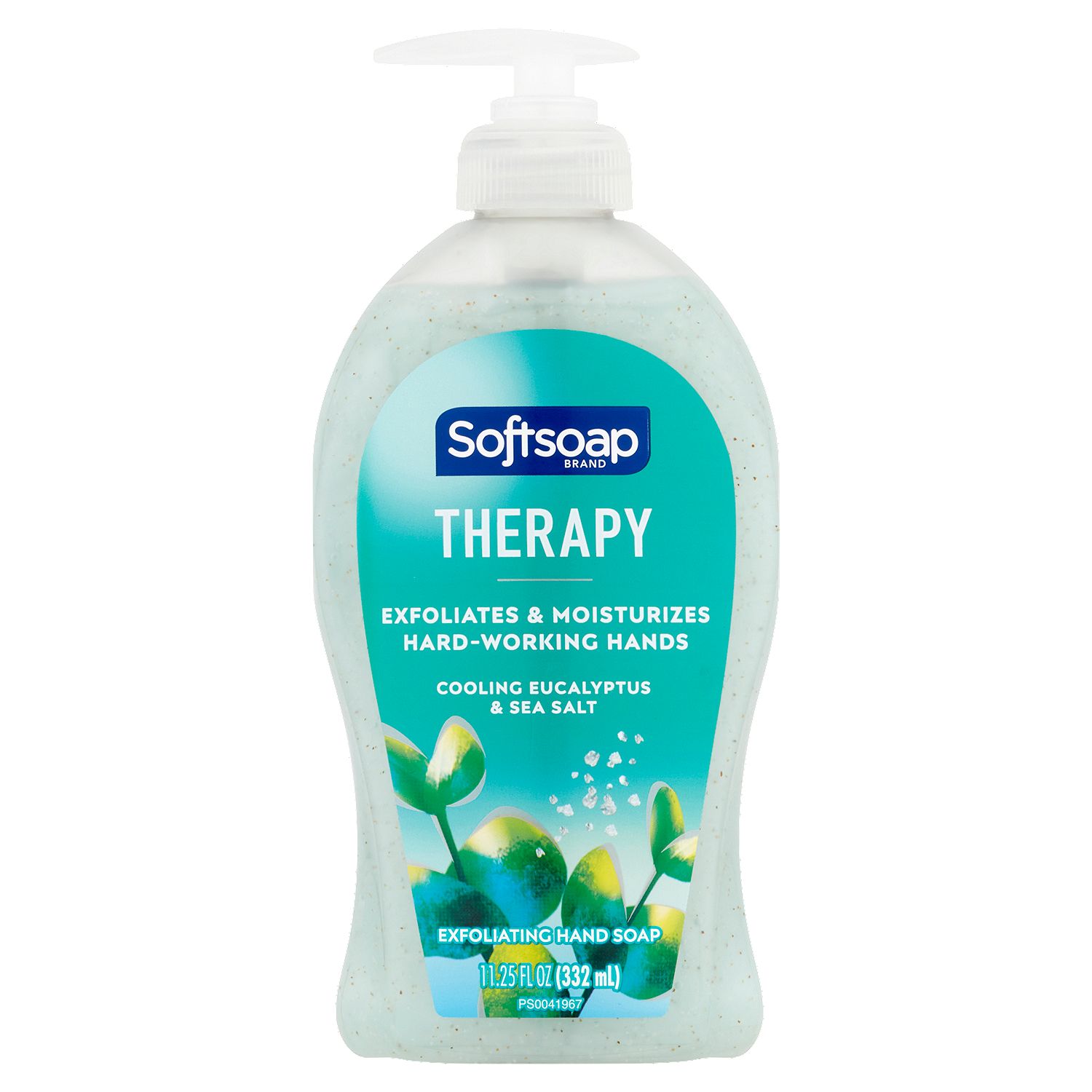 Softsoap Therapy Cooling Eucalyptus &amp; Sea Salt Exfoliating Hand Soap, 11.25 fl oz