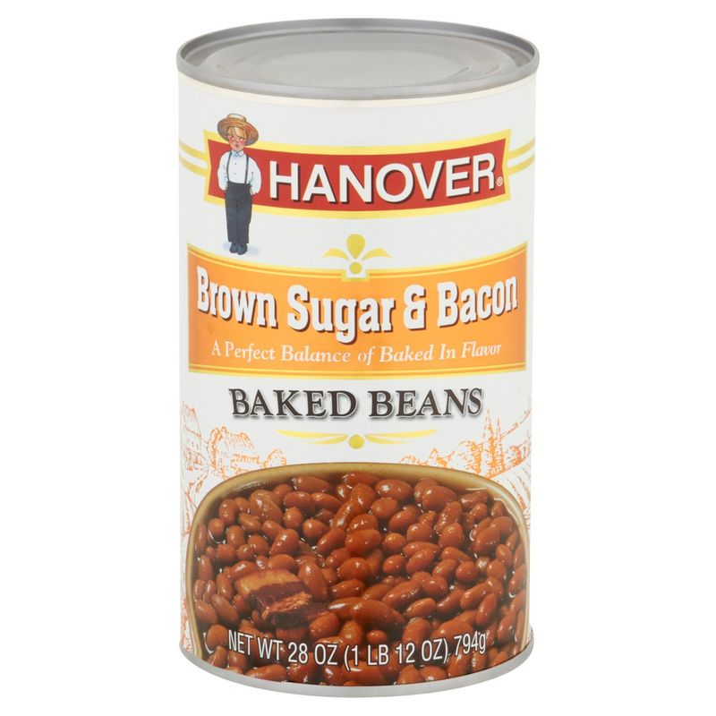 Hanover Brown Sugar &amp; Bacon Baked Beans, 28 oz