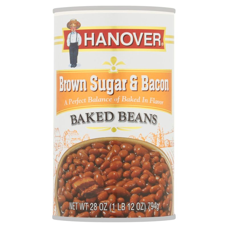 Hanover Brown Sugar &amp; Bacon Baked Beans, 28 oz