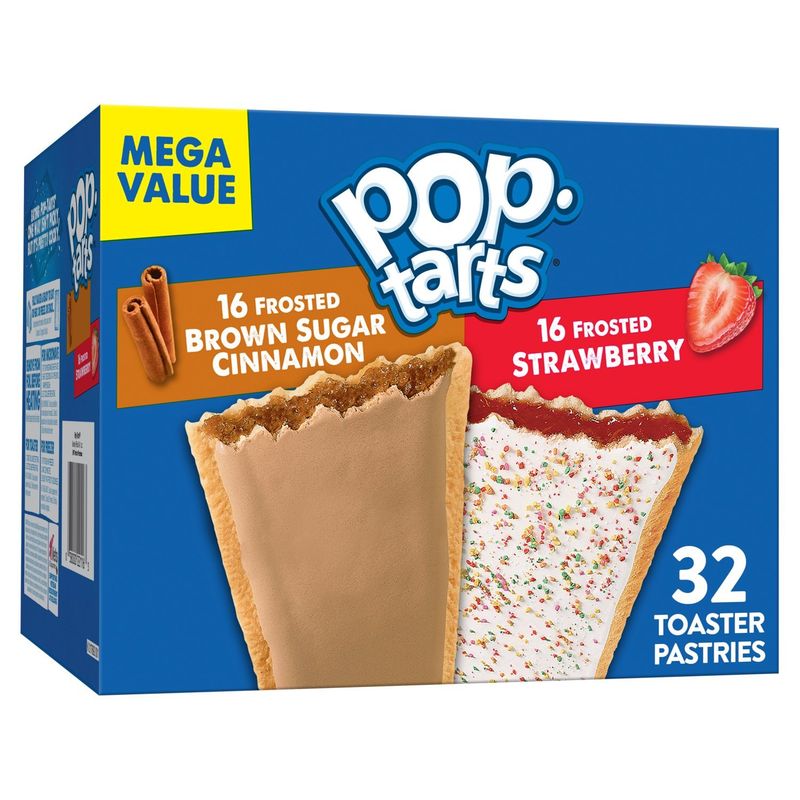 Pop-Tarts Toaster Pastries Mega Value, 32 count, 54.1 oz