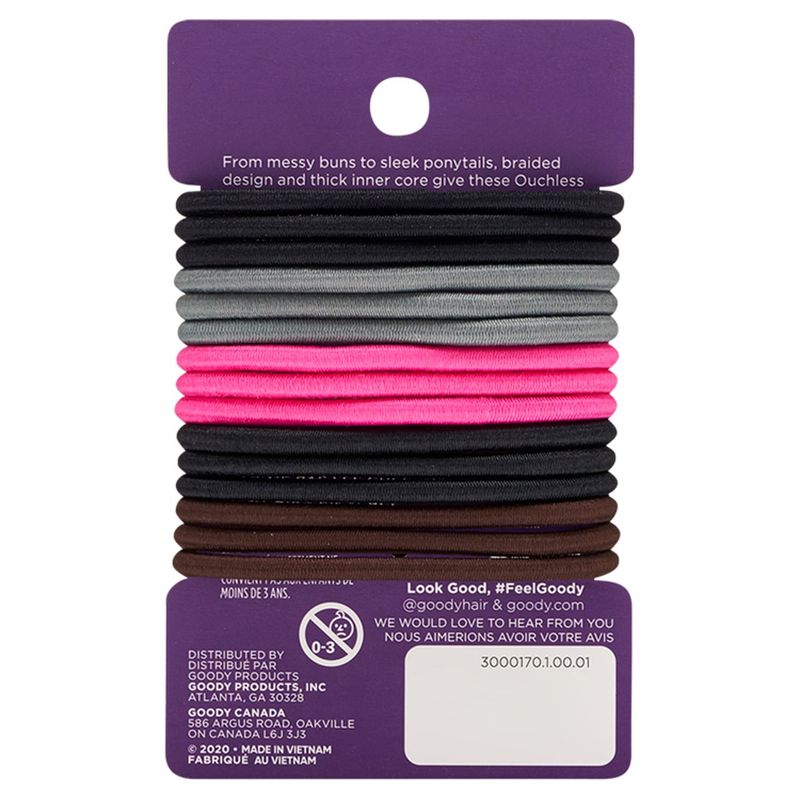 Goody Ouchless N/M Chry Bl, 15 count