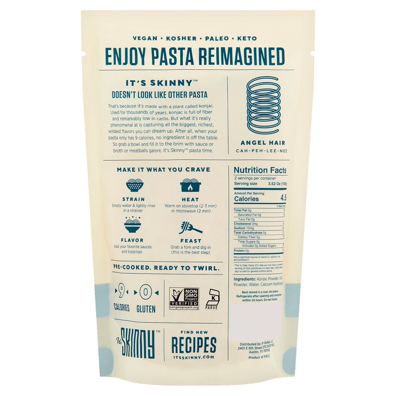 It's Skinny Angel Hair Pasta, 9.52 oz
