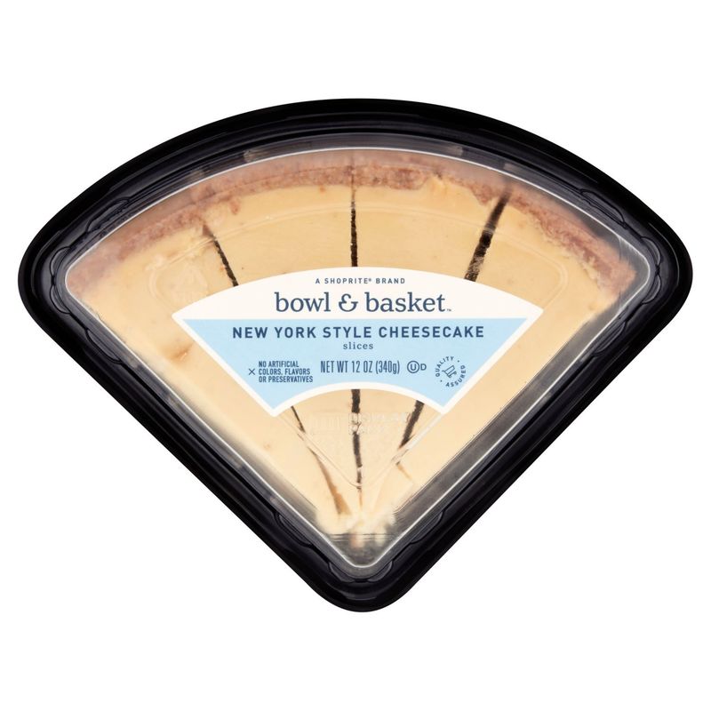 Bowl &amp; Basket New York Style Cheesecake Slices, 12 oz
