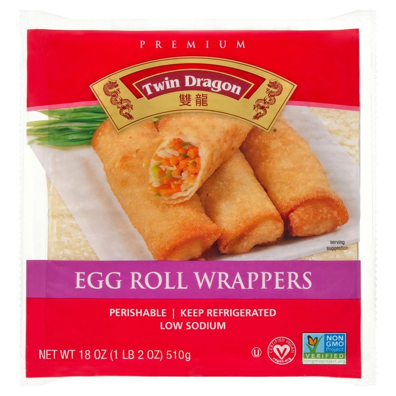 Twin Dragon Premium Egg Roll Wrappers, 18 oz