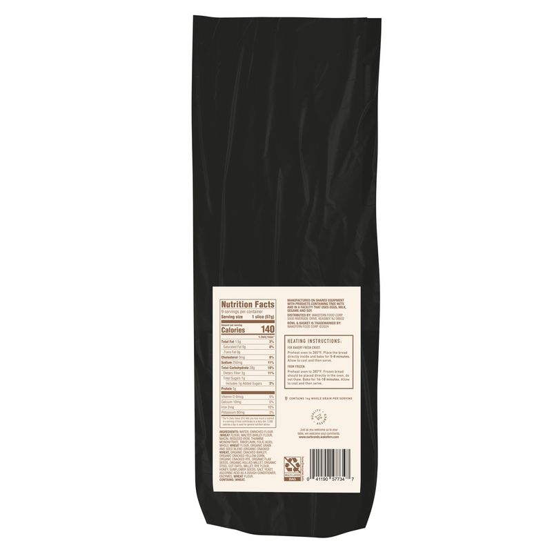 Bowl &amp; Basket Whole Grain Loaf, 18 oz