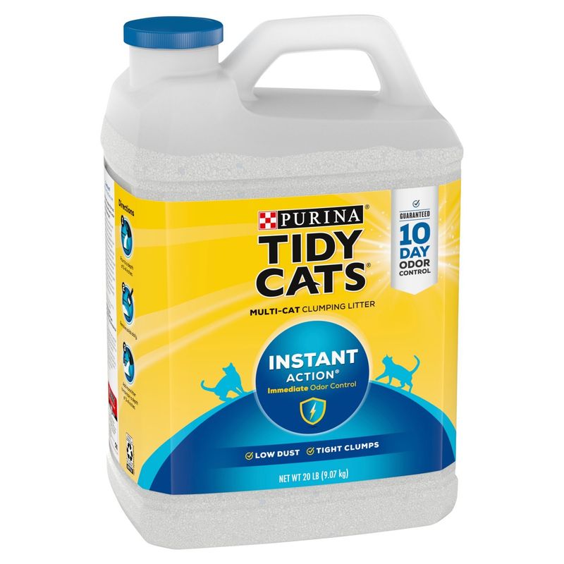 Purina Tidy Cats Instant Action Multi-Cat Clumping Litter, 20 lb
