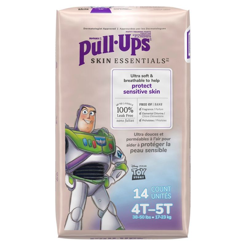 Huggies Pull-Ups Skin Essentials Disney-Pixar Toy Story Training Pants, 4T-5T, 38-50 lbs, 14 count