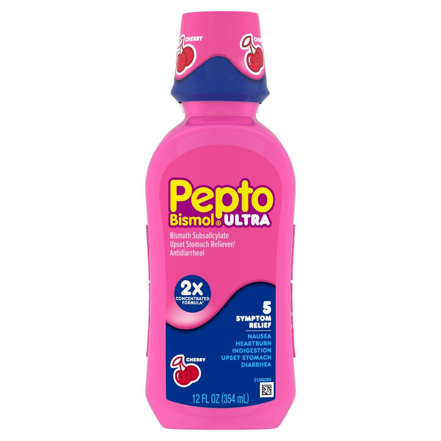 Pepto Bismol Liquid Ultra for Nausea, Heartburn, Indigestion, Upset Stomach, and Diarrhea - 5 Sympt