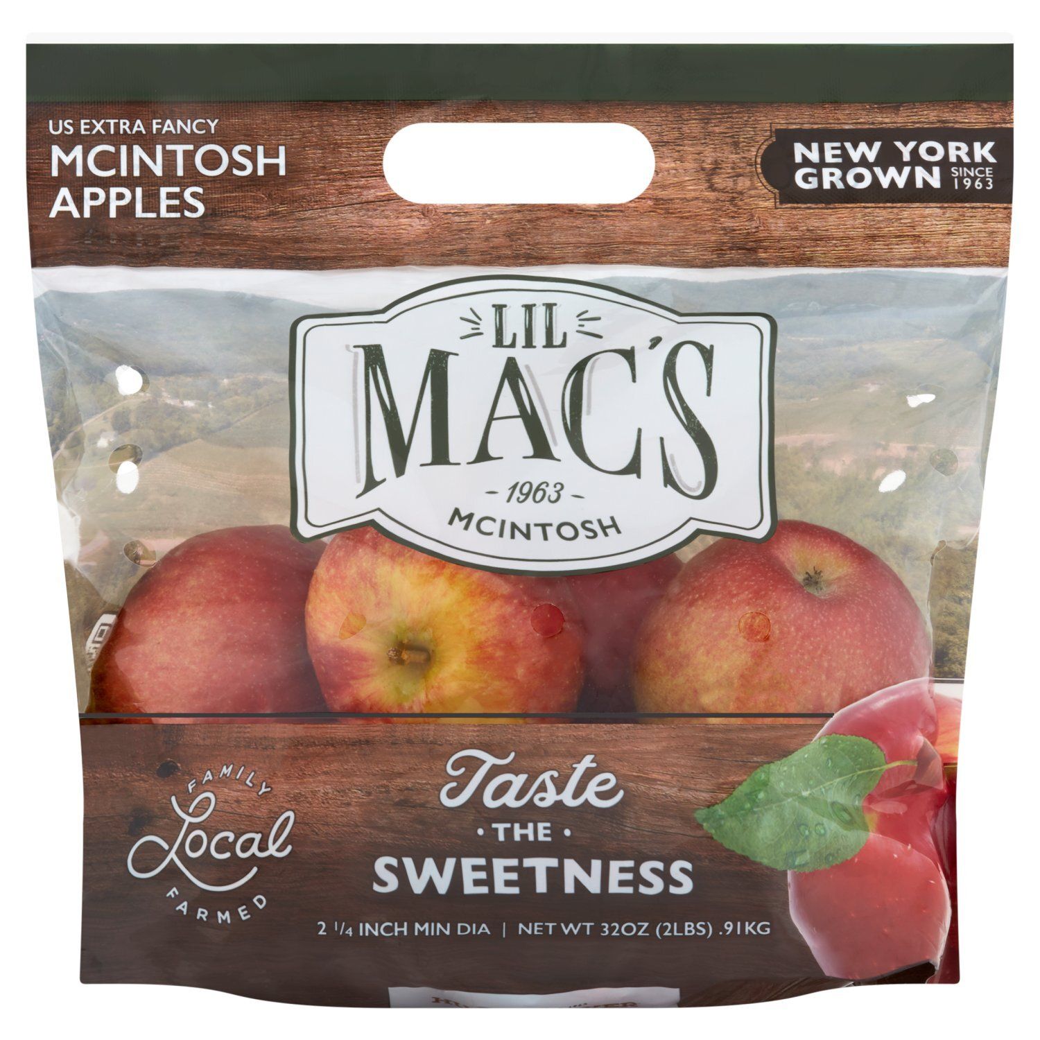 Lil Mac's Mcintosh Apples, 2 lb bag