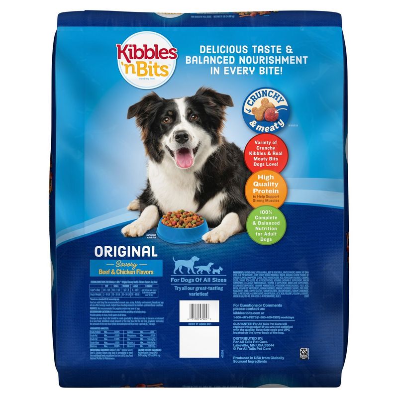 Kibbles 'n Bits Original Savory Beef &amp; Chicken Flavors Dog Food, 31 lb