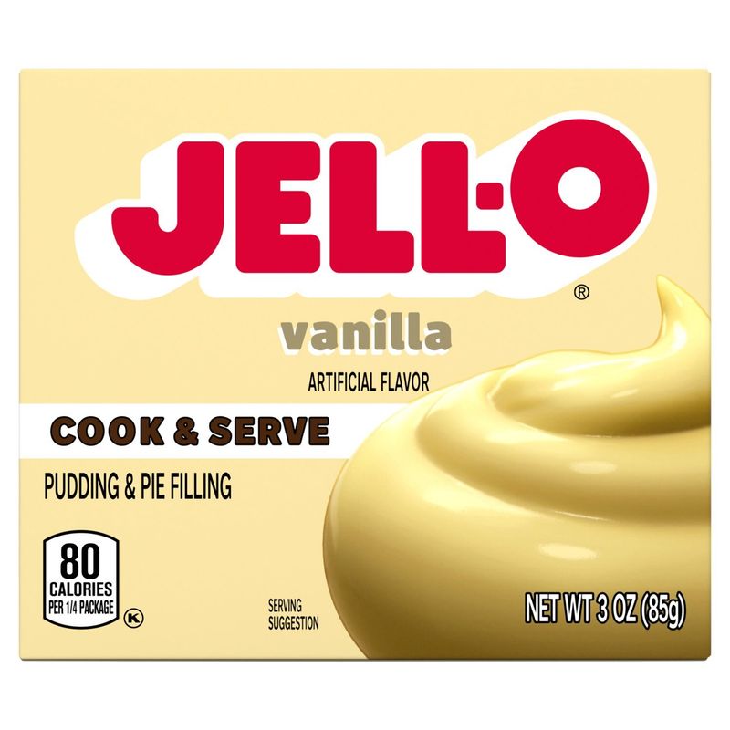 Jell-O Vanilla Cook &amp; Serve Pudding &amp; Pie Filling, 3 oz