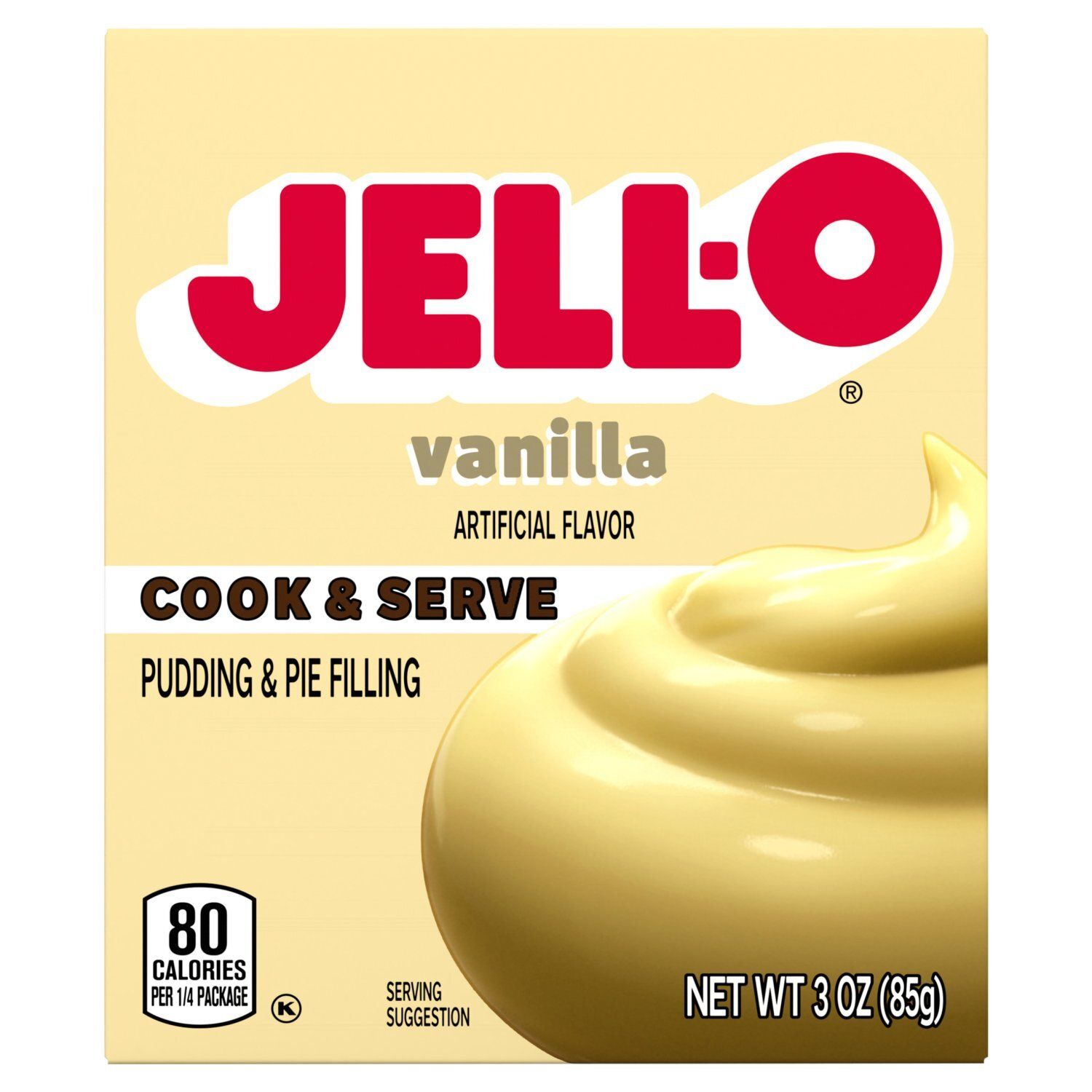 Jell-O Vanilla Cook &amp; Serve Pudding &amp; Pie Filling, 3 oz