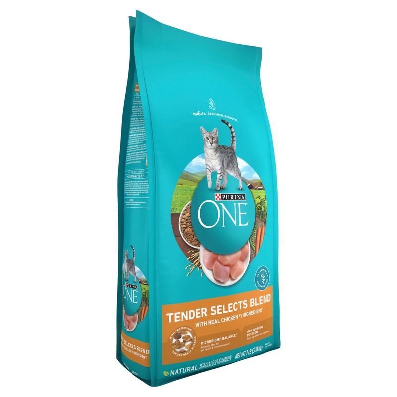 Purina ONE Tender Selects Blend Adult Cat Food, 7 lb