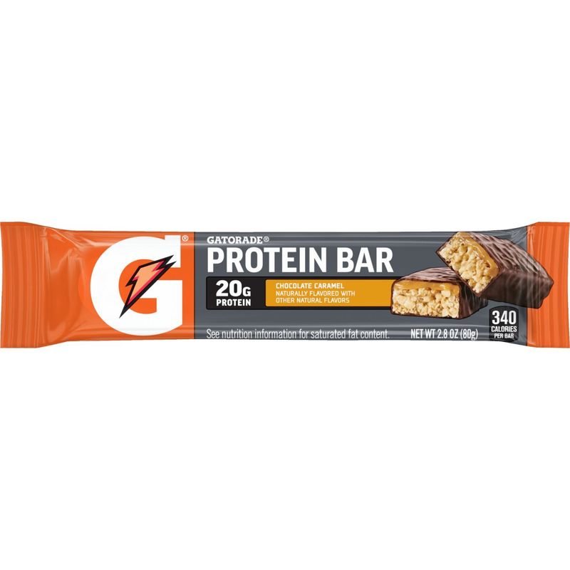Gatorade Protein Bar Chocolate Caramel 2.8 Oz