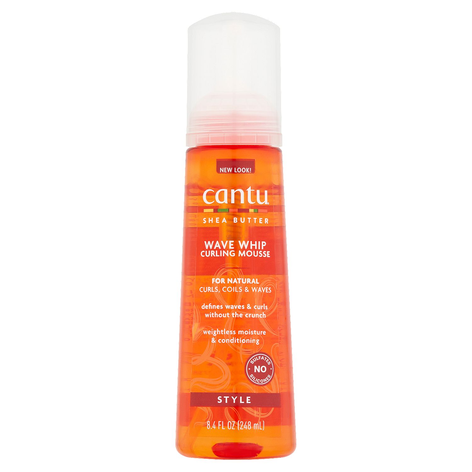 Cantu Style Shea Butter Wave Whip Curling Mousse, 8.4 fl oz