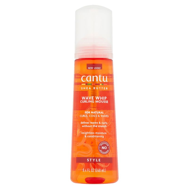Cantu Style Shea Butter Wave Whip Curling Mousse, 8.4 fl oz