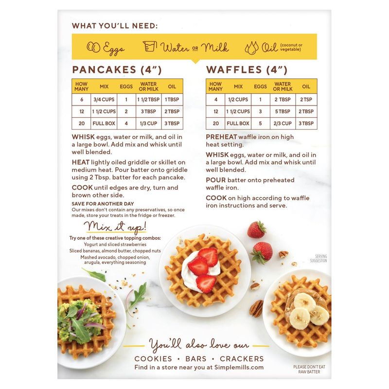 Simple Mills Original Almond Flour Pancake &amp; Waffle Mix, 10.7 oz