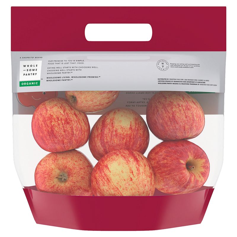 Wholesome Pantry Organic Honeycrisp Apples, 3 lb bag