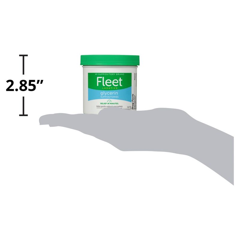 Fleet Laxative Glycerin Adult Suppositories, 24 count