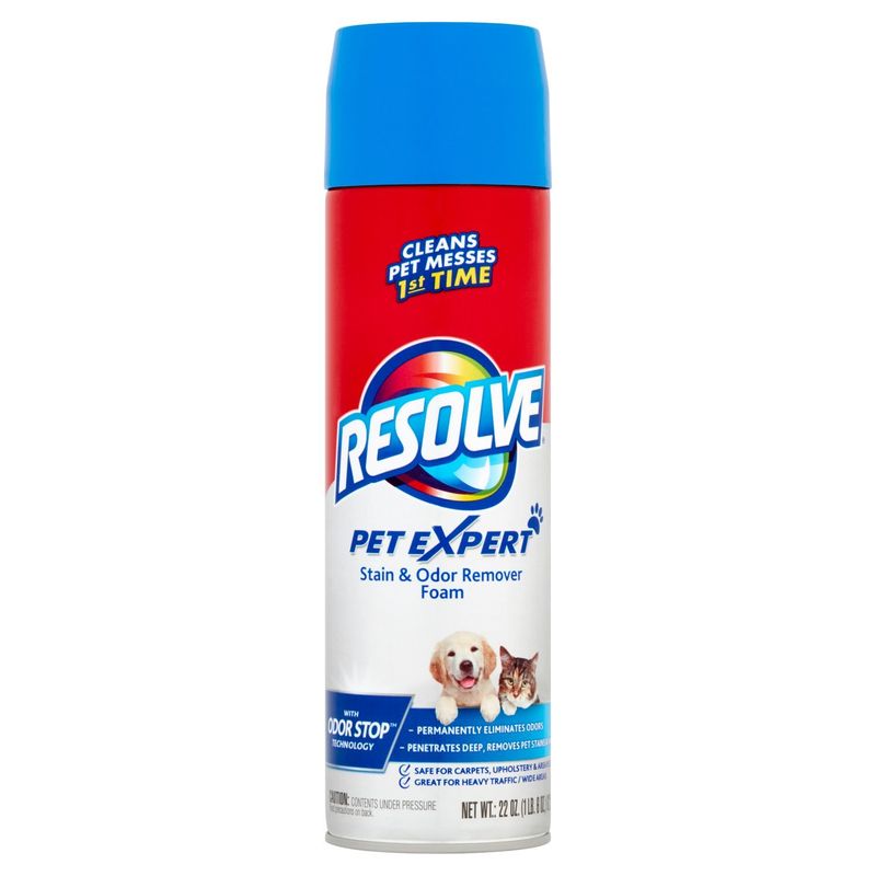 Resolve Pet Expert Stain &amp; Odor Remover Foam, 22 oz